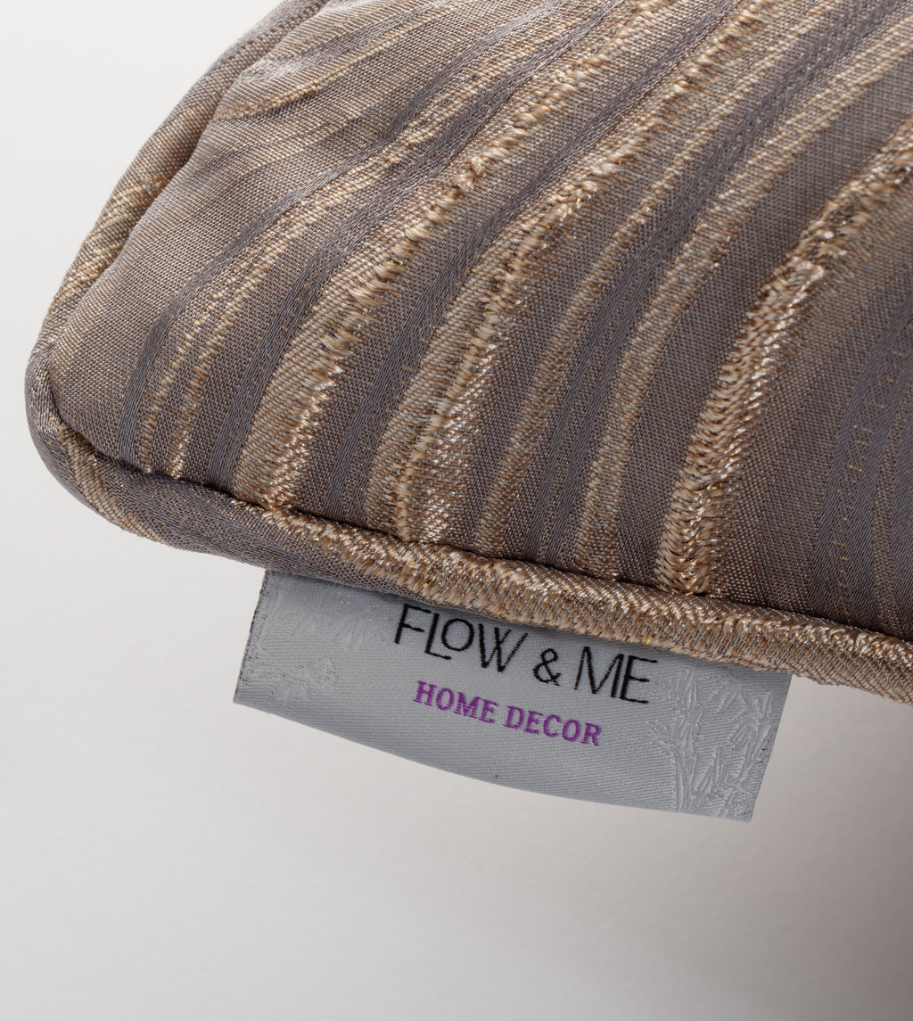 3D Jacquard Cushion Cover - STONE GREY