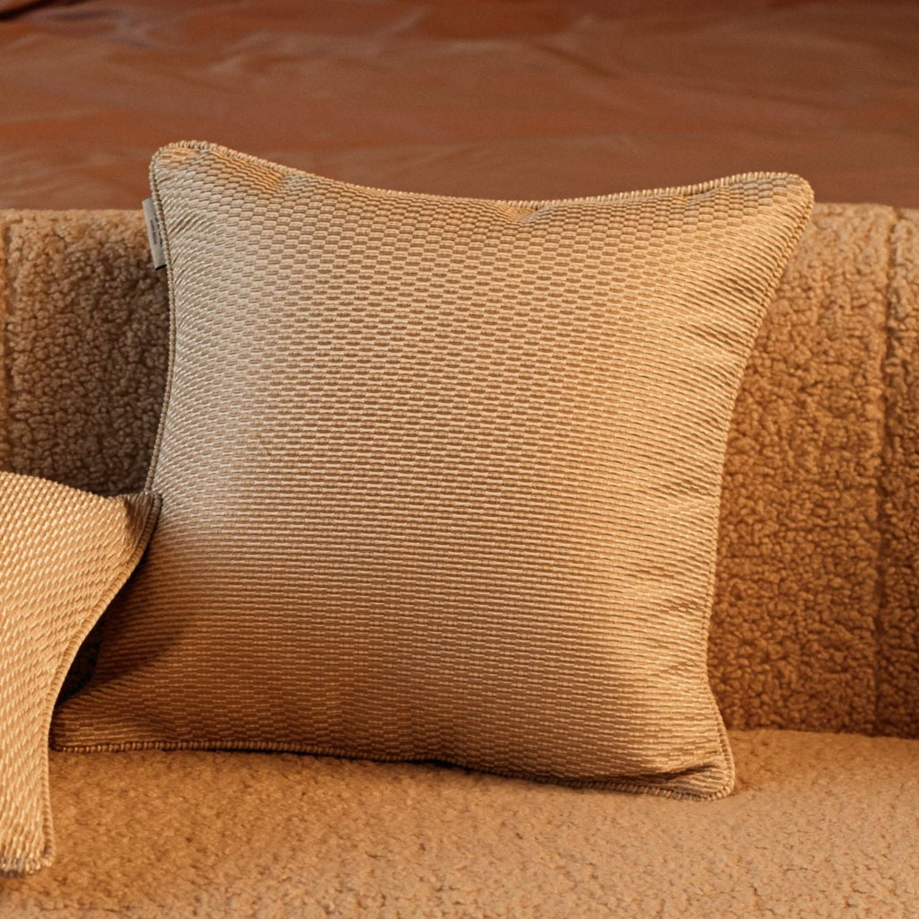3D Jacquard Cushion Cover - PEARL IVORY