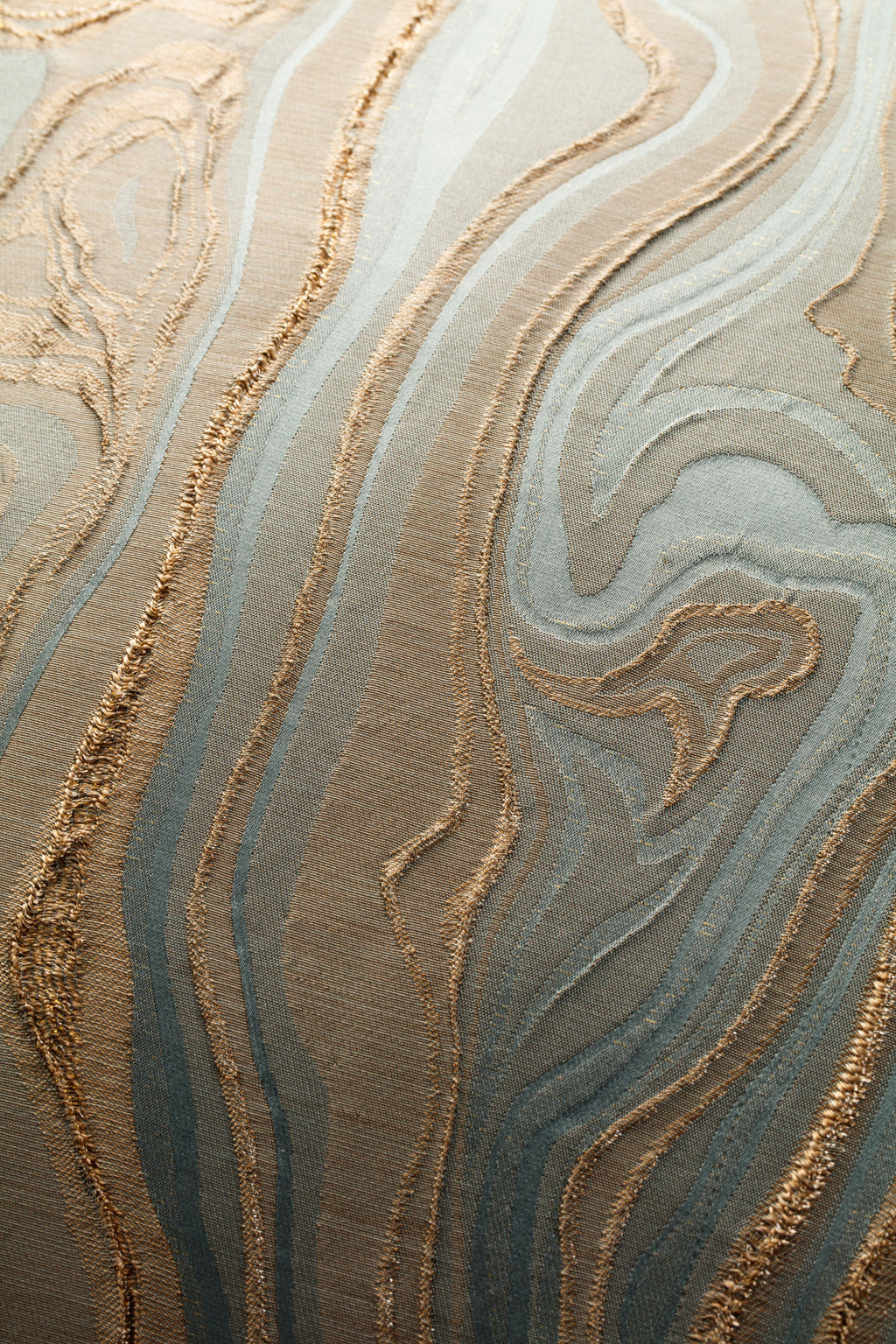 3D Jacquard Cushion Cover - SEAFOAM GOLD