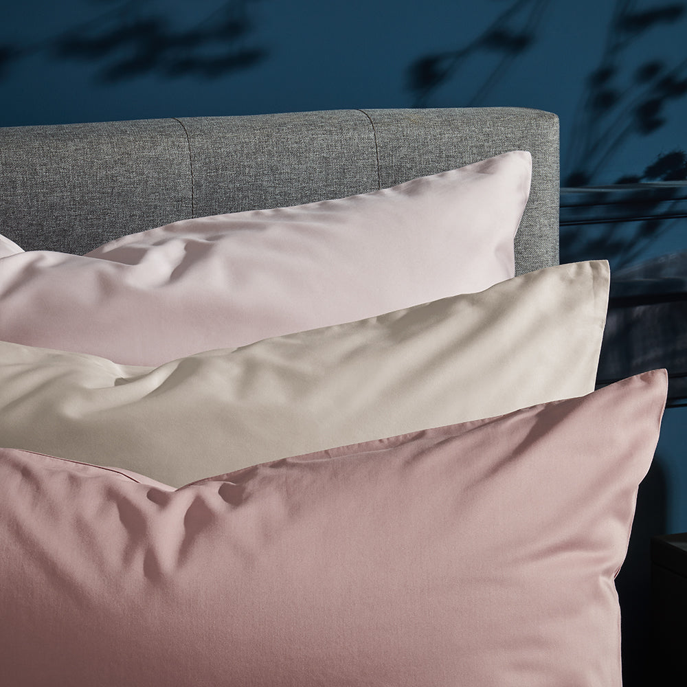 Premium Cotton Sateen Pillowcases (Set of 2) «LUMEN»