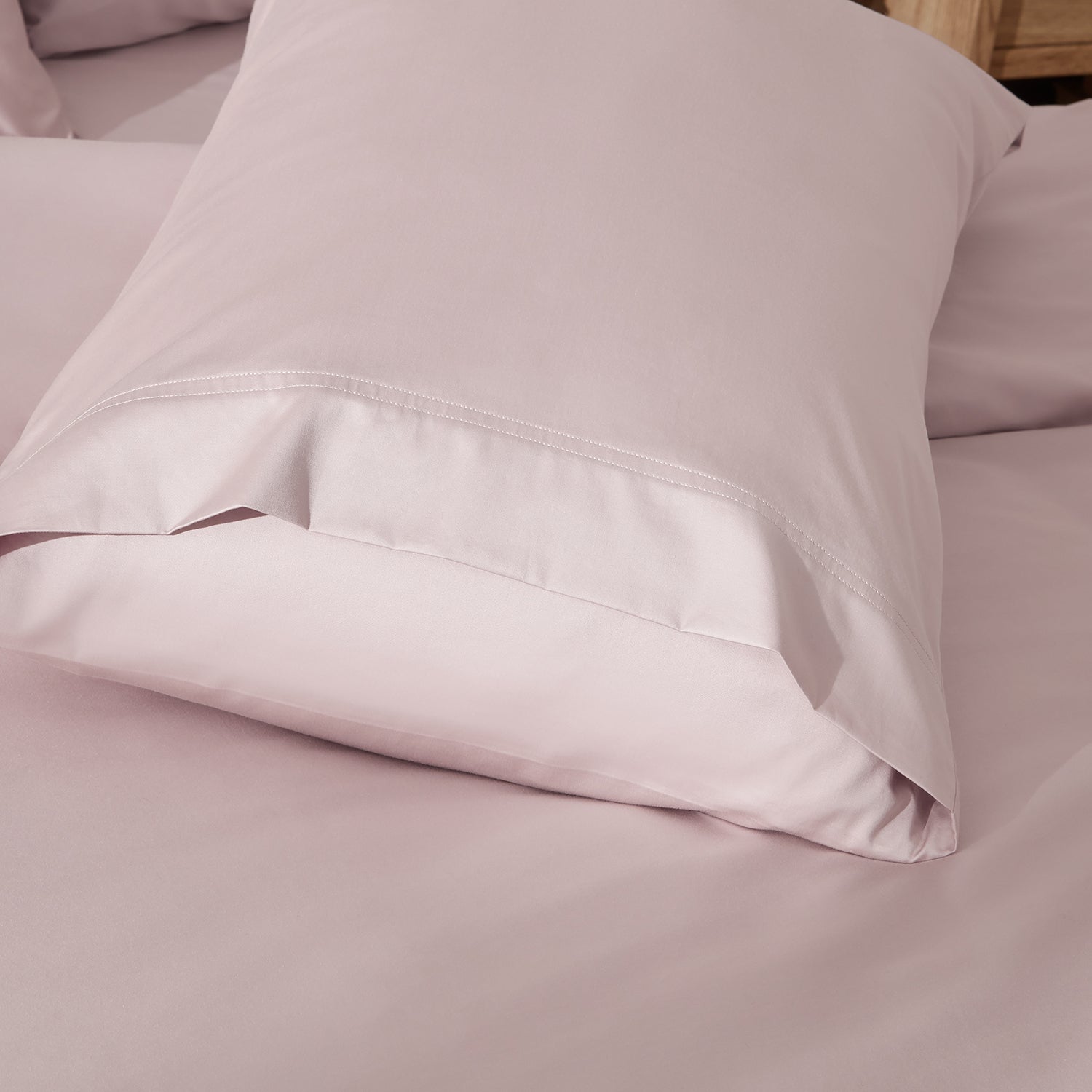Premium Cotton Sateen Pillowcases (Set of 2) «LUMEN»
