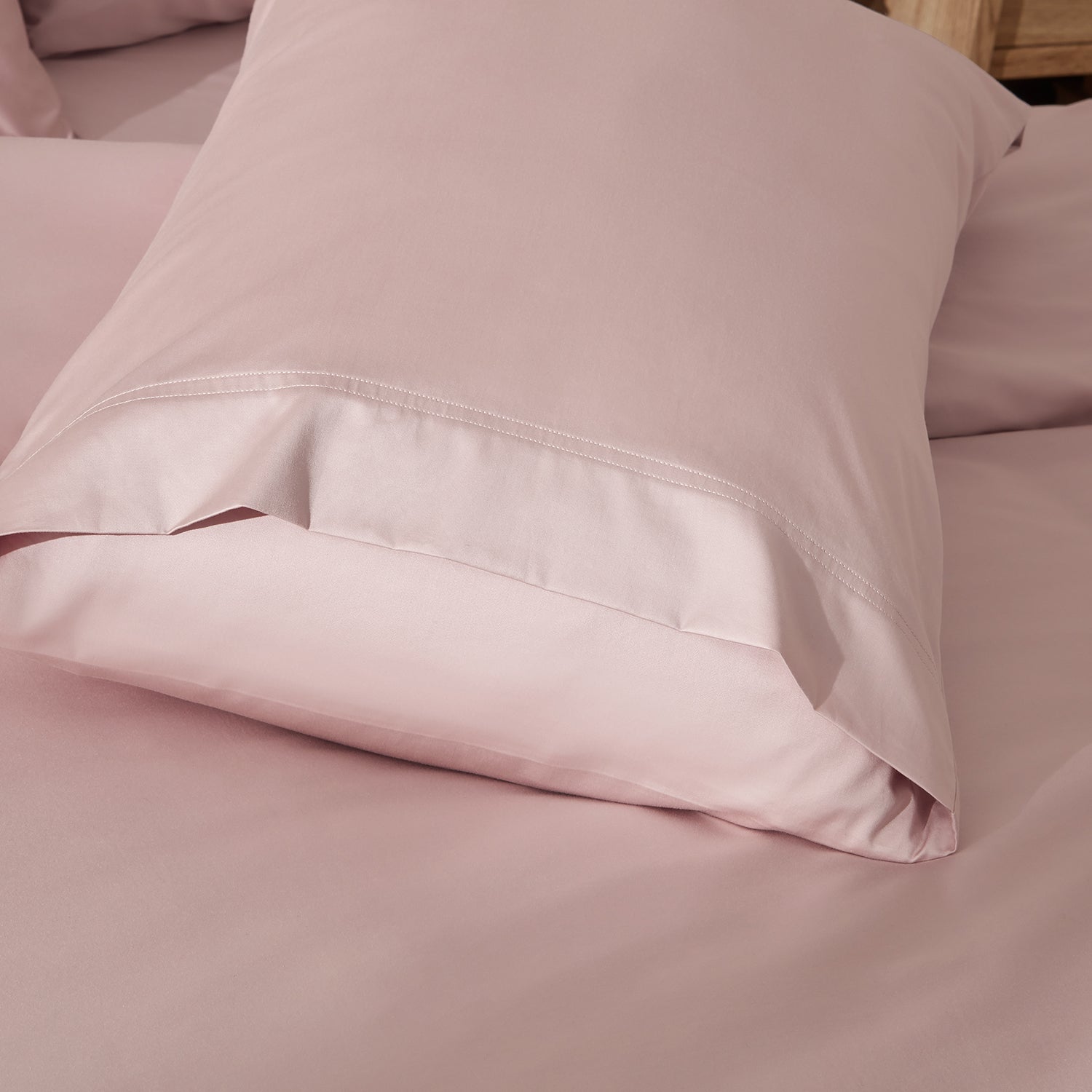 Premium Cotton Sateen Pillowcases (Set of 2) «LUMEN»