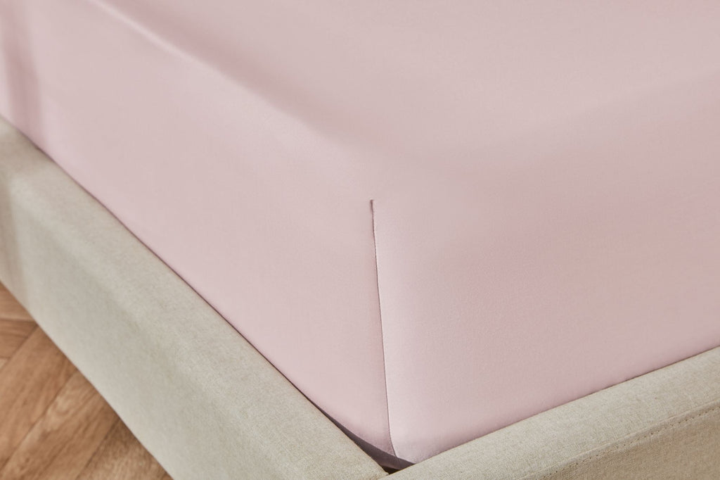 Premium Cotton Sateen Fitted Sheet «LUMEN»  ORCHID