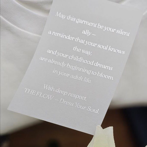 "THE FLOW" Silk Blend Regular T-Shirt - WHITE