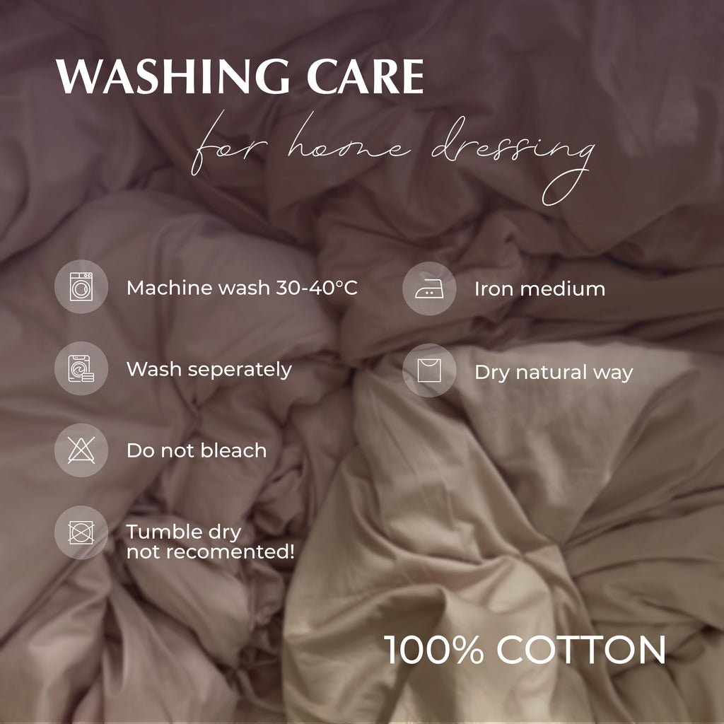 Premium Cotton Sateen Fitted Sheet «LUMEN» - IVORY